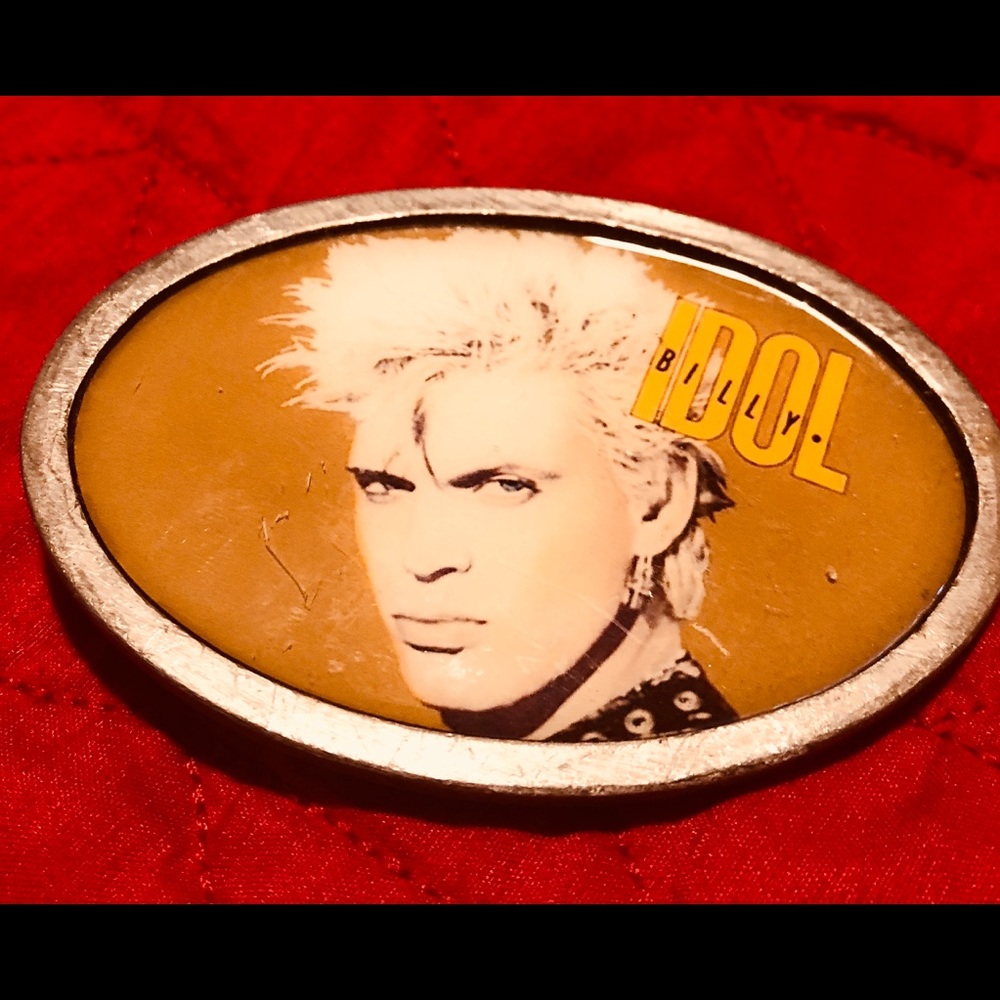 Billy idol belt buckle